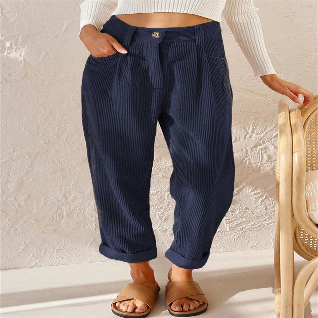 Bellarose | Pantalon en velours côtelé doux et élégant pour femmes