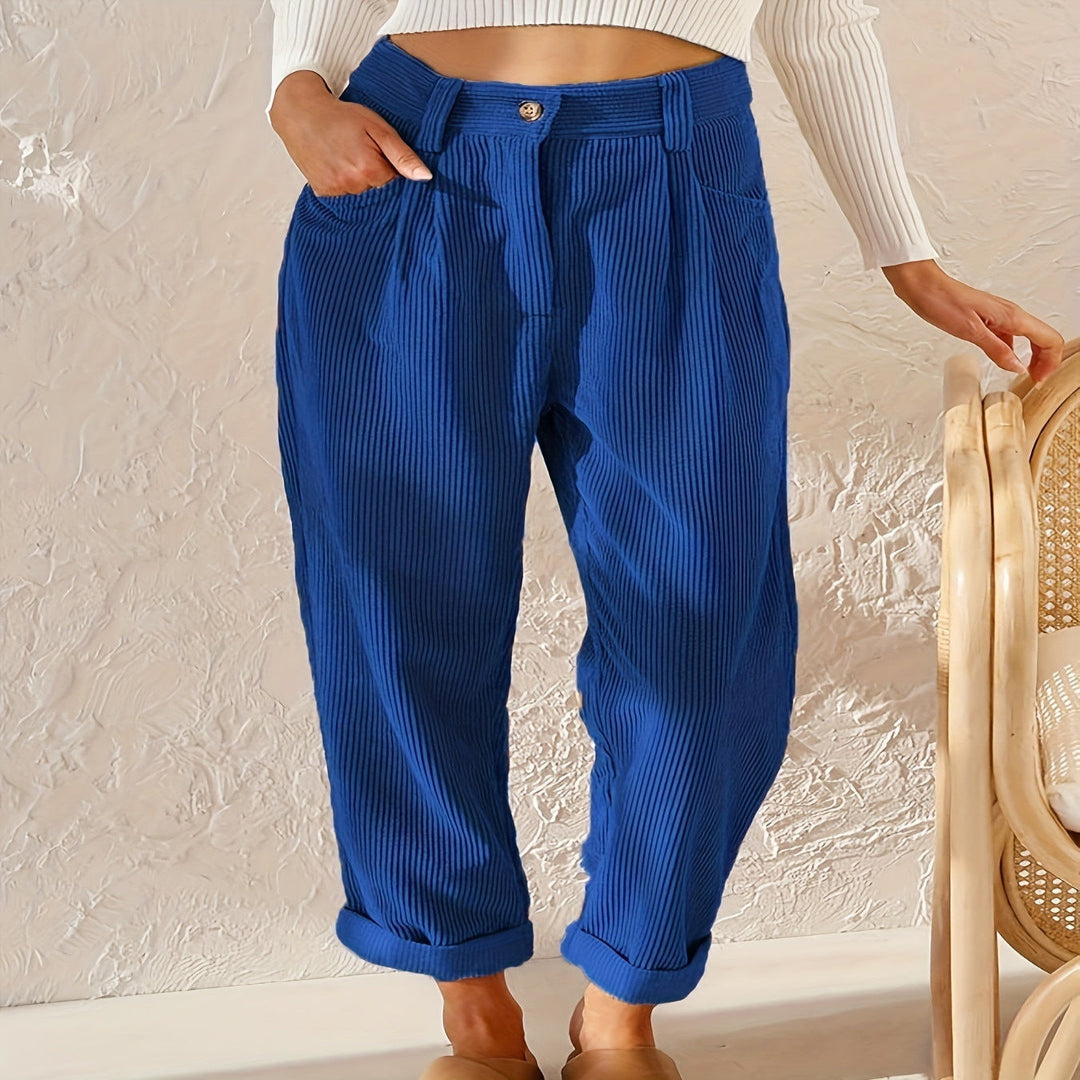 Bellarose | Pantalon en velours côtelé doux et élégant pour femmes