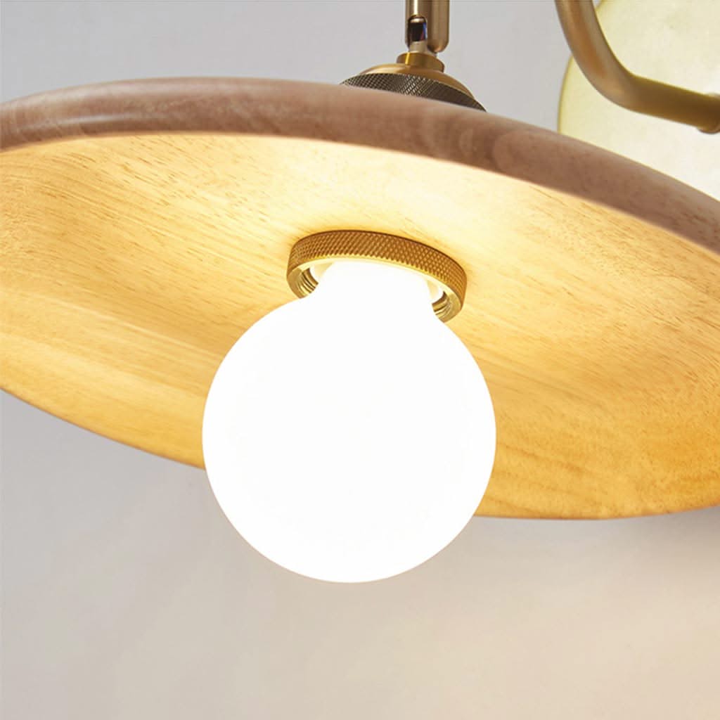 Ligne Scellée - Applique en bois nordique pour chambre à coucher et table de nuit