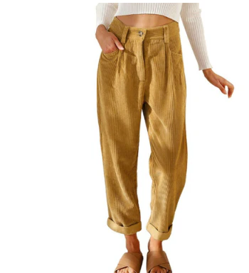 Bellarose | Pantalon en velours côtelé doux et élégant pour femmes