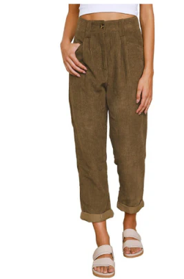 Bellarose | Pantalon en velours côtelé doux et élégant pour femmes