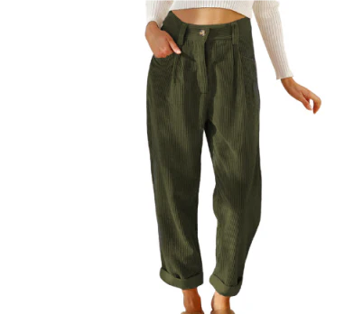 Bellarose | Pantalon en velours côtelé doux et élégant pour femmes