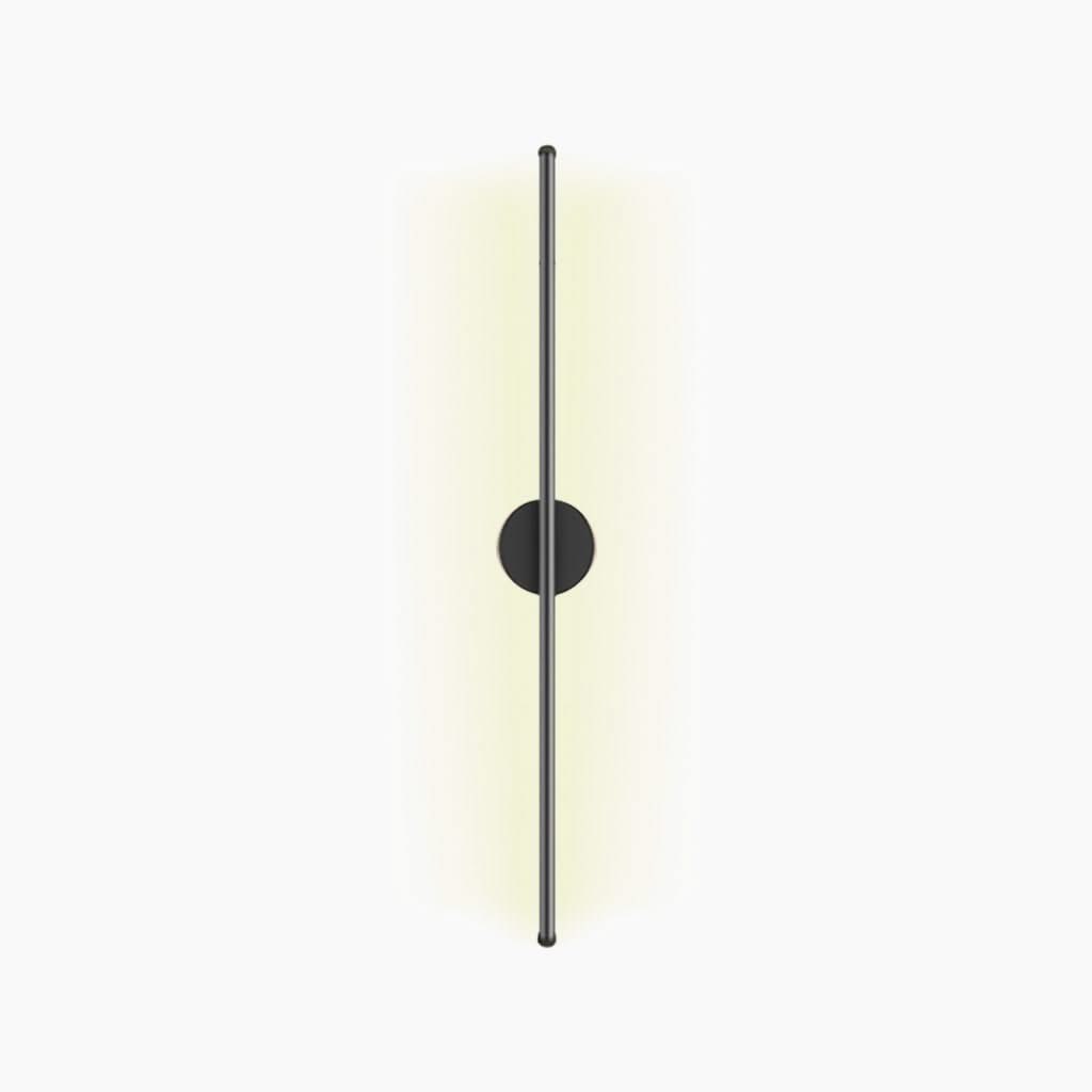 Grâce Infinie - Lumière Murale LED Linéaire Moderne en Aluminium, Or / Noir