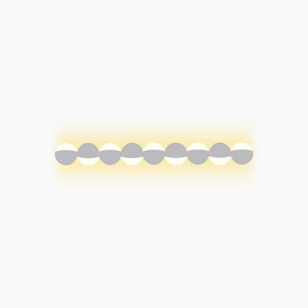 Noir Opulent - Applique Murale LED Géométrique Minimaliste 3 Couleurs Disponibles