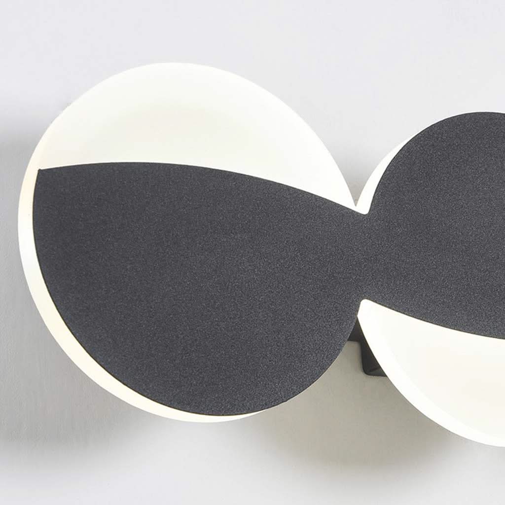 Noir Opulent - Applique Murale LED Géométrique Minimaliste 3 Couleurs Disponibles
