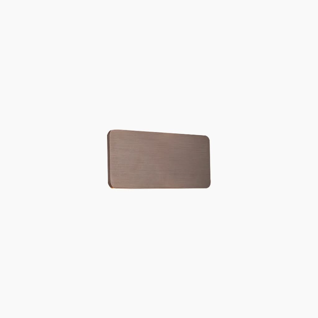 Rive Obscure - Applique Murale LED Rectangulaire Minimaliste en Aluminium - Disponible en 5 Couleurs