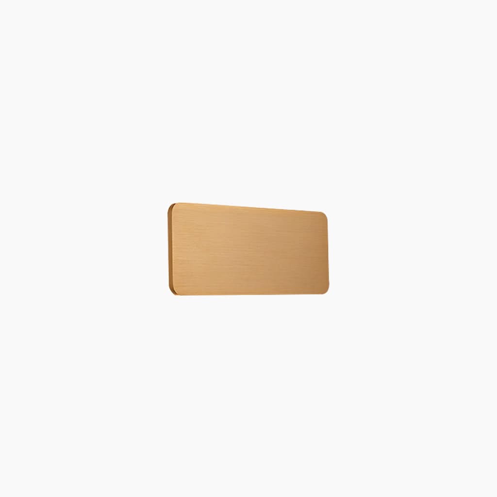 Rive Obscure - Applique Murale LED Rectangulaire Minimaliste en Aluminium - Disponible en 5 Couleurs