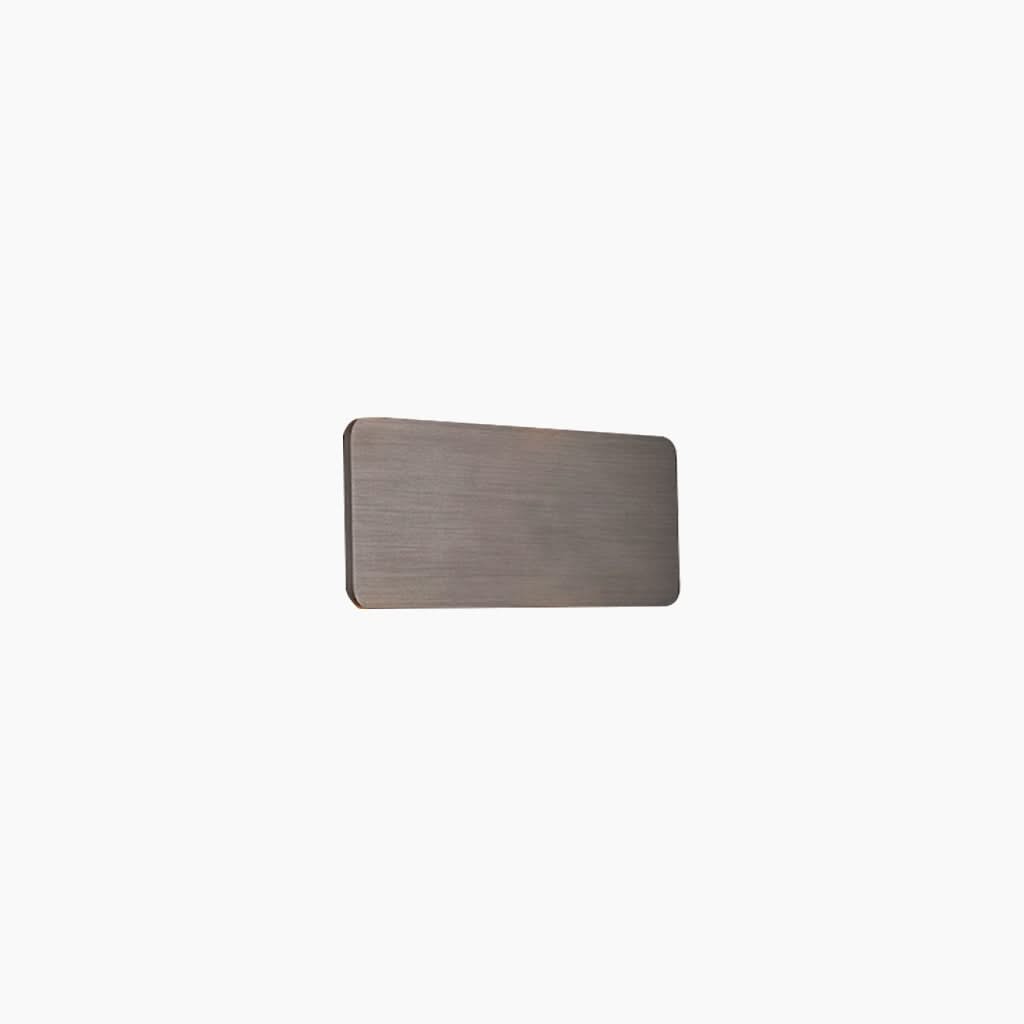 Rive Obscure - Applique Murale LED Rectangulaire Minimaliste en Aluminium - Disponible en 5 Couleurs