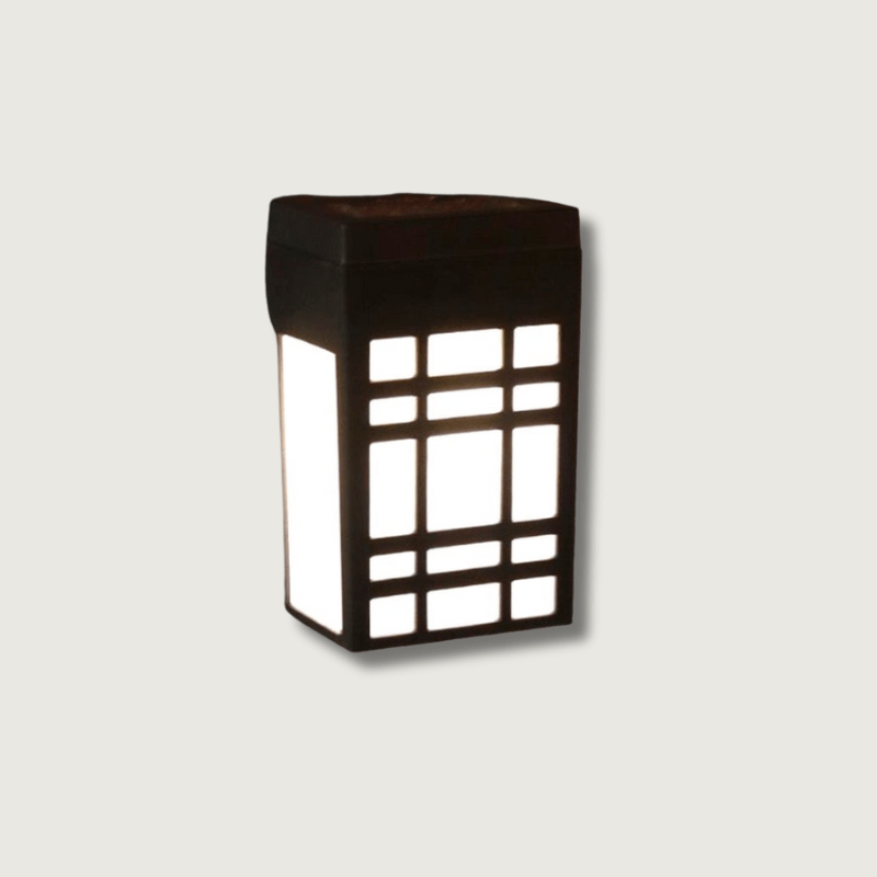 ZenGlow - Lampe Murale Solaire Japonaise pour l'Extérieur