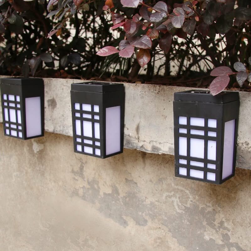 ZenGlow - Lampe Murale Solaire Japonaise pour l'Extérieur