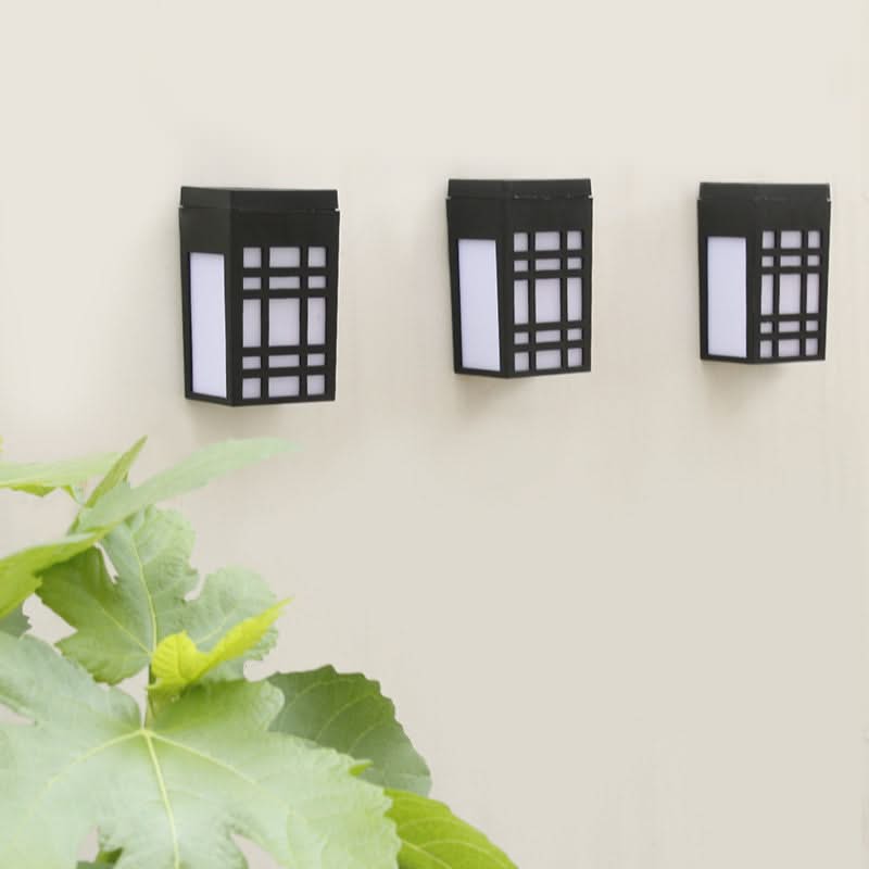 ZenGlow - Lampe Murale Solaire Japonaise pour l'Extérieur