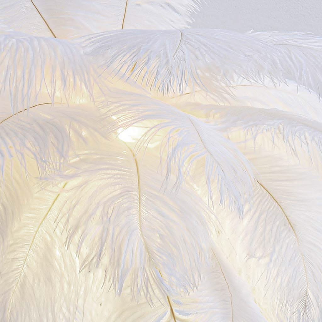 Élément Rayonnant - Lampe de Table Minimaliste en Plumes - 3 Options de Couleur