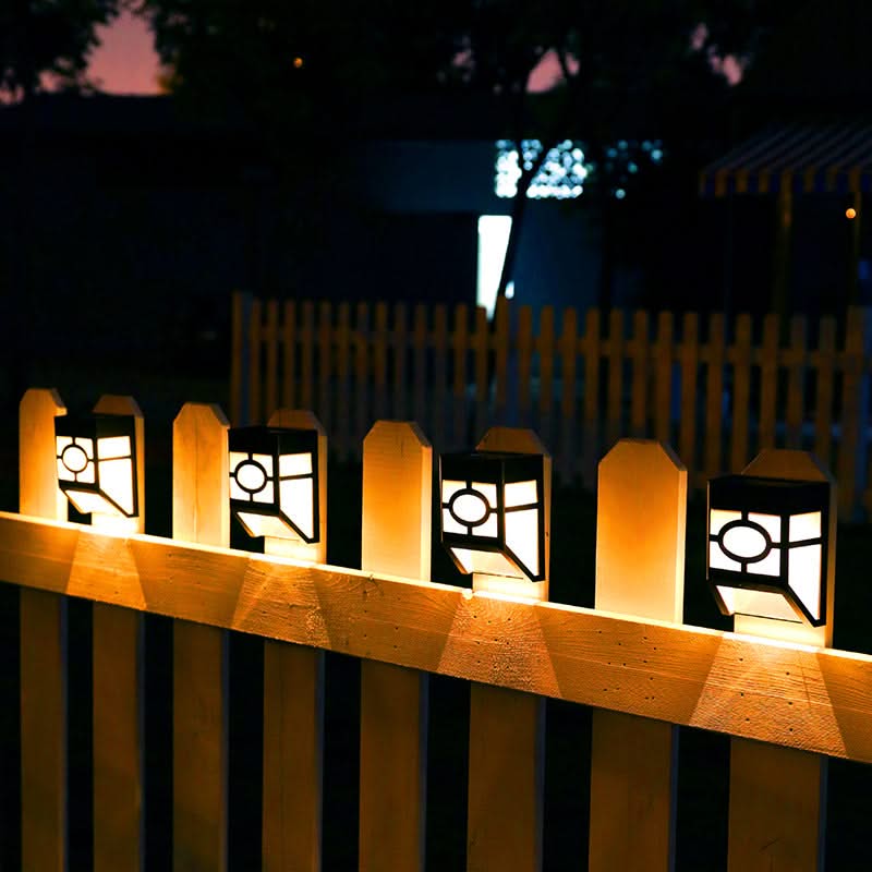 ZenGlow - Lampe Murale Solaire Japonaise pour l'Extérieur