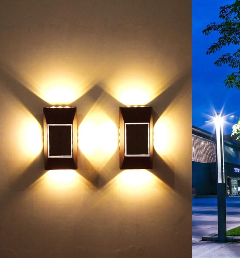 StepBright - Éclairage de marche solaire étanche avec capteur intelligent