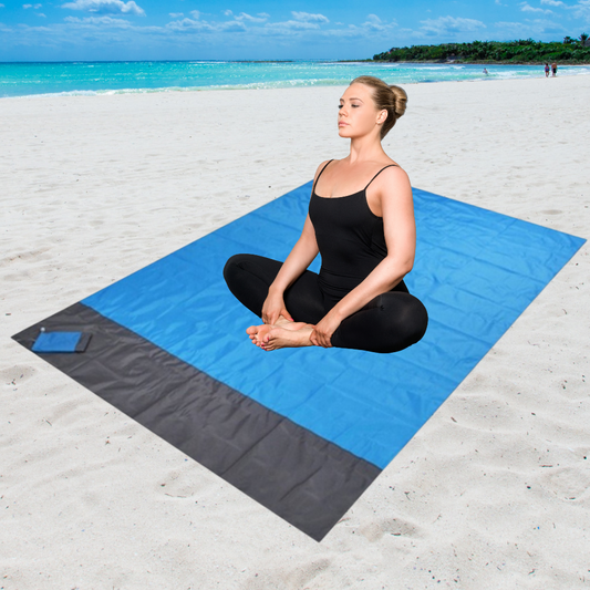Tente de Camping Résistante Couverture de Plage Tarp de Pique-Nique