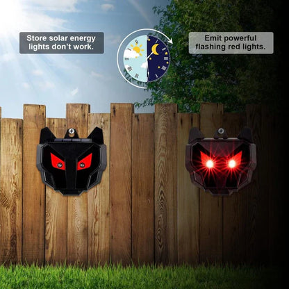 Répulsif pour Animaux Nocturnes à Énergie Solaire 2PCS