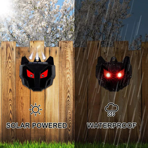 Répulsif pour Animaux Nocturnes à Énergie Solaire 2PCS