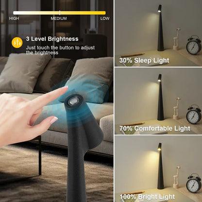 Lampe de lecture à contrôle tactile avec variation de couleur tri-temps