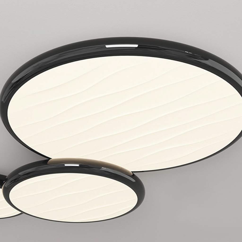 Château Lumière- Lustre encastré LED surdimensionné de 34"/43" au design épuré