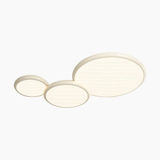 Château Lumière- Lustre encastré LED surdimensionné de 34"/43" au design épuré