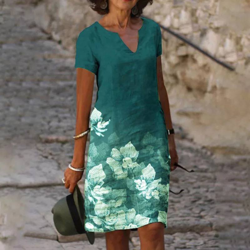 Carlottana | Robe Maxi Fleurie pour Femmes