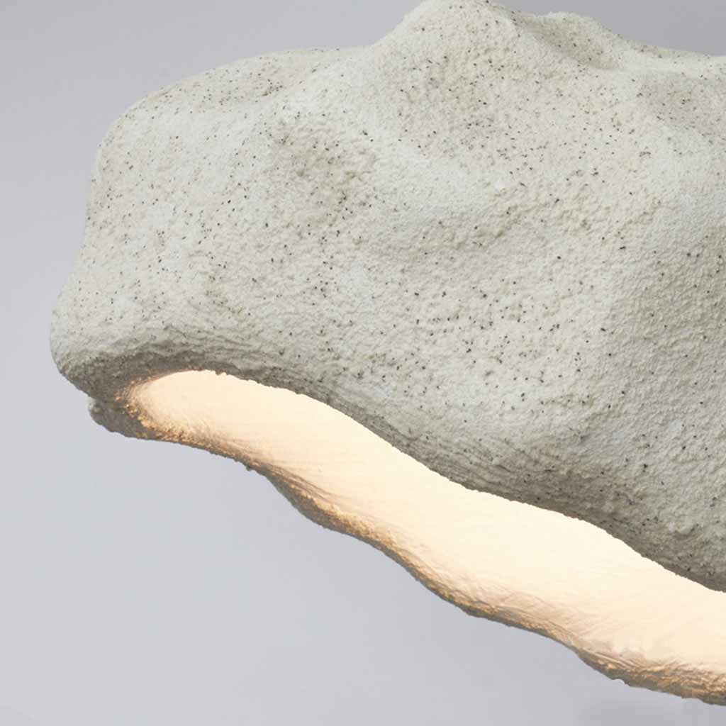Nikkiana Lumière Suspendue Wabi-Sabi en Pierre Naturelle, 4 Teintes