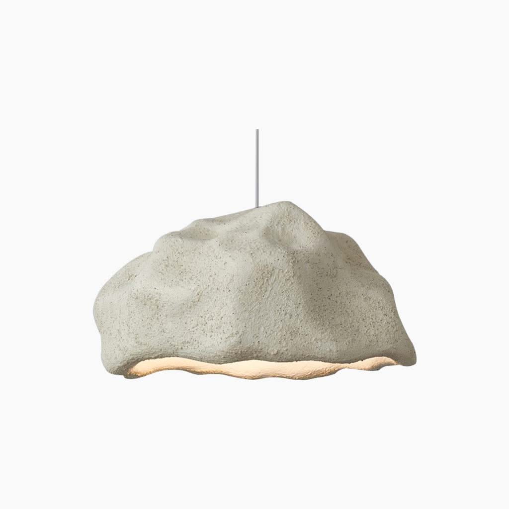 Nikkiana Lumière Suspendue Wabi-Sabi en Pierre Naturelle, 4 Teintes