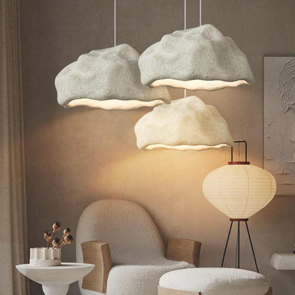 Nikkiana Lumière Suspendue Wabi-Sabi en Pierre Naturelle, 4 Teintes