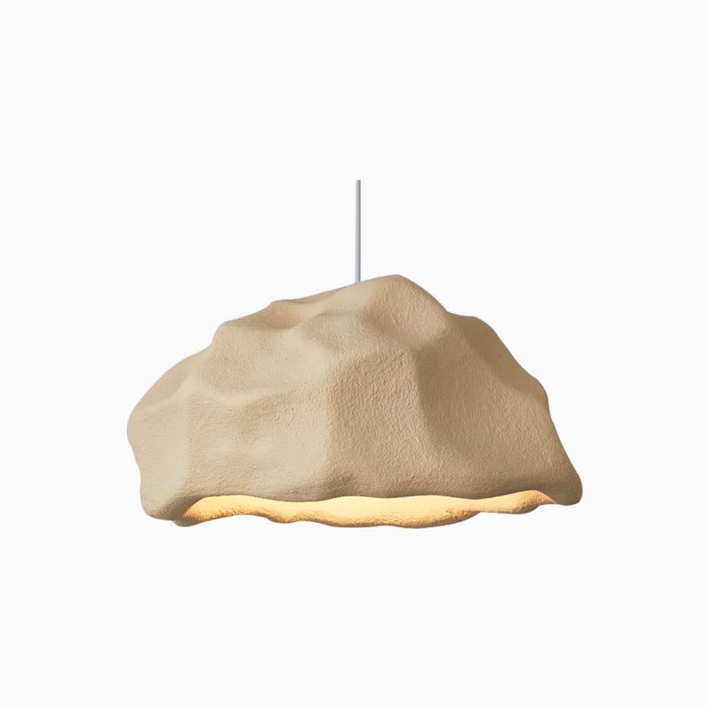 Nikkiana Lumière Suspendue Wabi-Sabi en Pierre Naturelle, 4 Teintes
