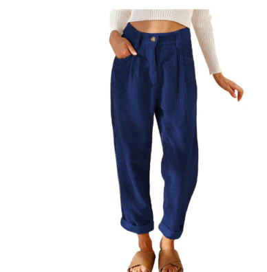 Bellarose | Pantalon en velours côtelé doux et élégant pour femmes