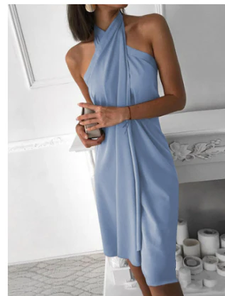 Kalina | Robe Décontractée Élégante Avec Nœud Pour Femmes