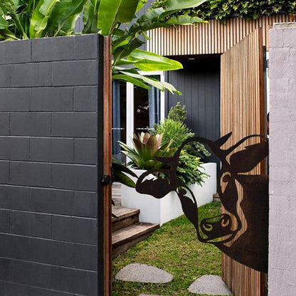 Œuvre d'art en métal pour le jardin