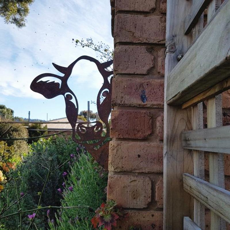 Œuvre d'art en métal pour le jardin