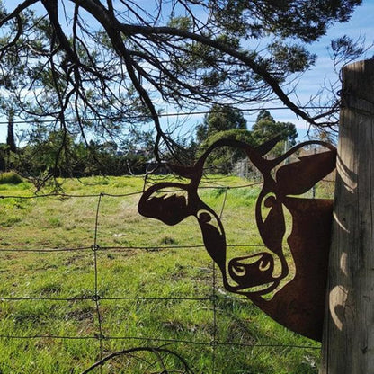 Œuvre d'art en métal pour le jardin