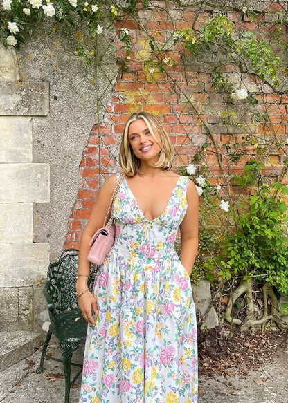 Robe d'invité de mariage vintage décontractée pour femmes | Midi