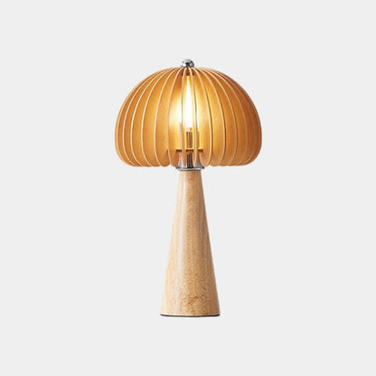 Lueur Noire -  Lampe de table/lampe sur pied Ambient Citrouille en bois - Design Élégant