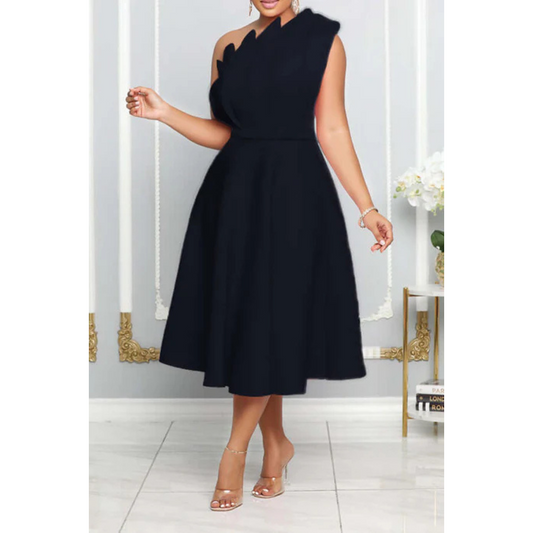 Robe Femme à Épaule Dénudée | Midi