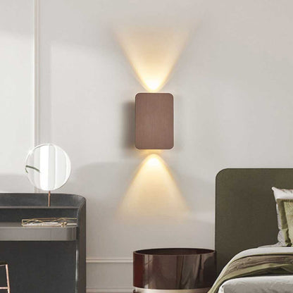 Rive Obscure - Applique Murale LED Rectangulaire Minimaliste en Aluminium - Disponible en 5 Couleurs