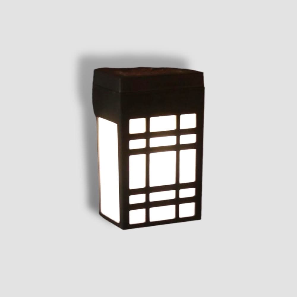 ZenGlow - Lampe Murale Solaire Japonaise pour l'Extérieur