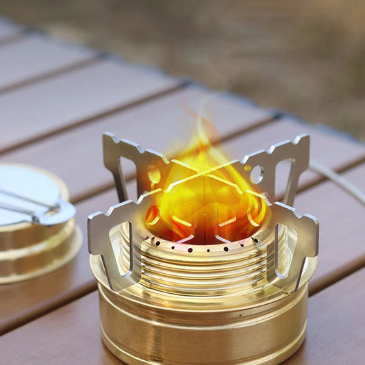 Mini Réchaud Portable en Alliage pour Camping