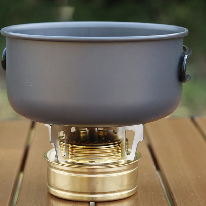 Mini Réchaud Portable en Alliage pour Camping