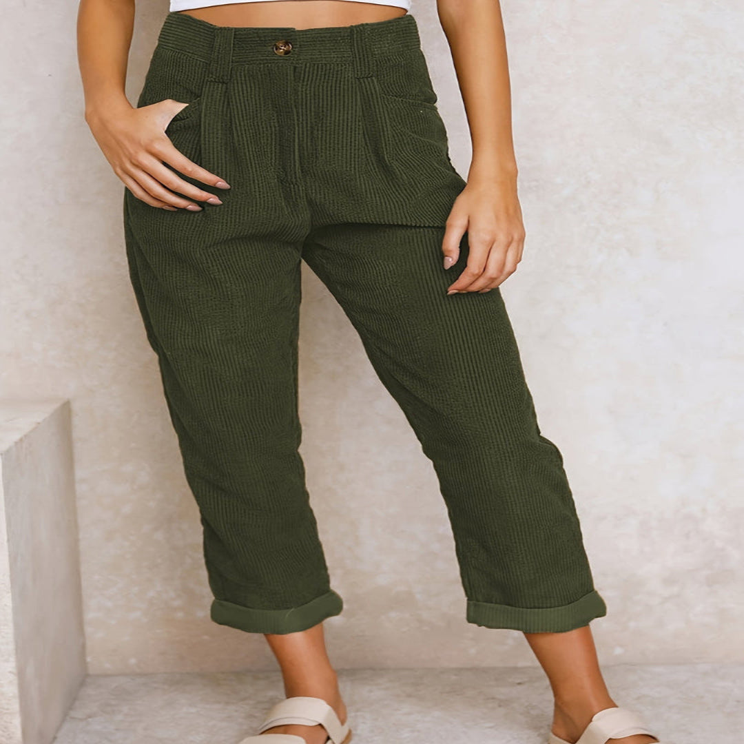Bellarose | Pantalon en velours côtelé doux et élégant pour femmes