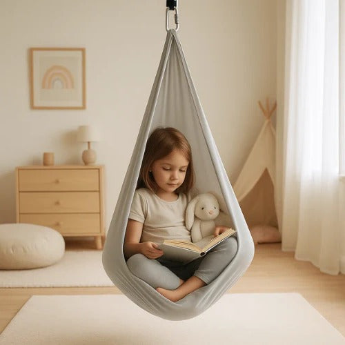 Hamac de Thérapie Sensorielle pour Autisme, Intérieur et Extérieur