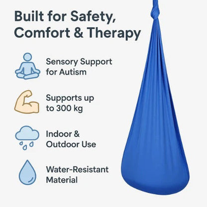 Hamac de Thérapie Sensorielle pour Autisme, Intérieur et Extérieur