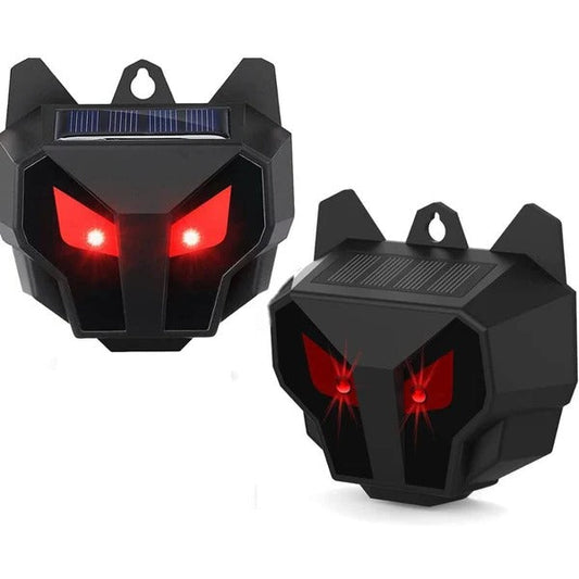 Répulsif pour Animaux Nocturnes à Énergie Solaire 2PCS