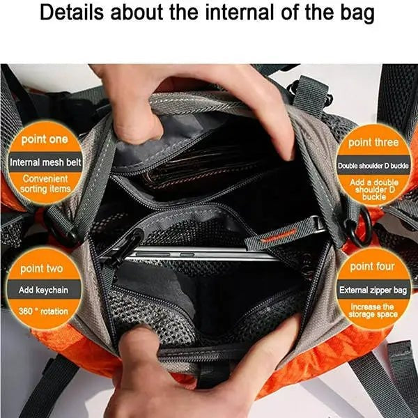 Sac de Taille Multifonctionnel pour Sports de Plein Air - Sac de Taille Gear Max
