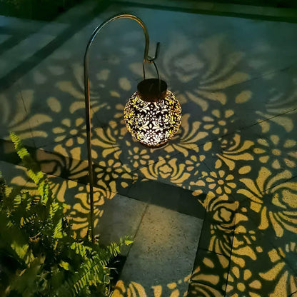 EcoLight | Lampe Suspendue de Jardin Solaire Étanche avec Éclairage LED