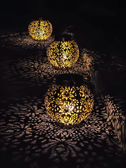 EcoLight | Lampe Suspendue de Jardin Solaire Étanche avec Éclairage LED