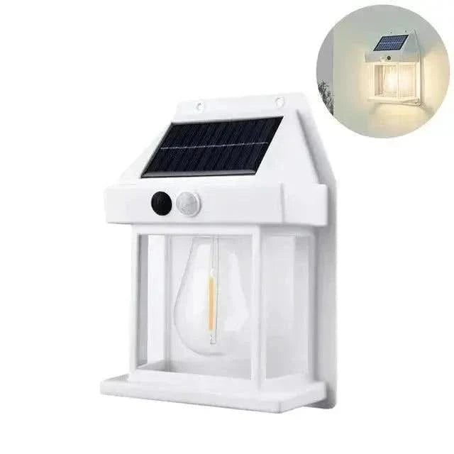 MotionGlow | Lampe Murale Solaire Rétro