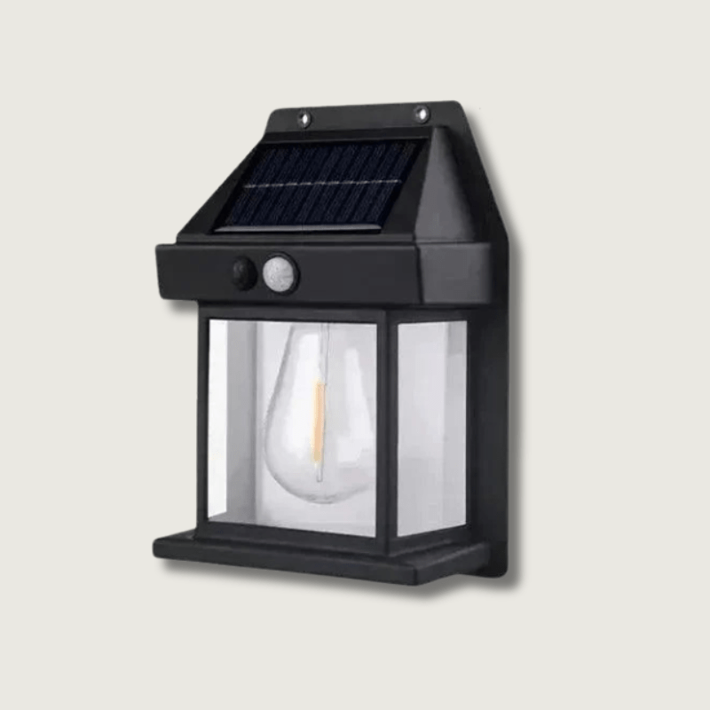 MotionGlow | Lampe Murale Solaire Rétro